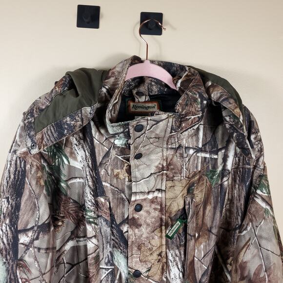 Remington Hunting Camo Full Zip Thermal Insulation Coat Size XL - Picture 2 of 12
